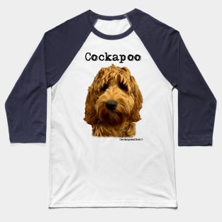 Red Cockapoo / Spoodle and Doodle Dogs Baseball T-Shirt